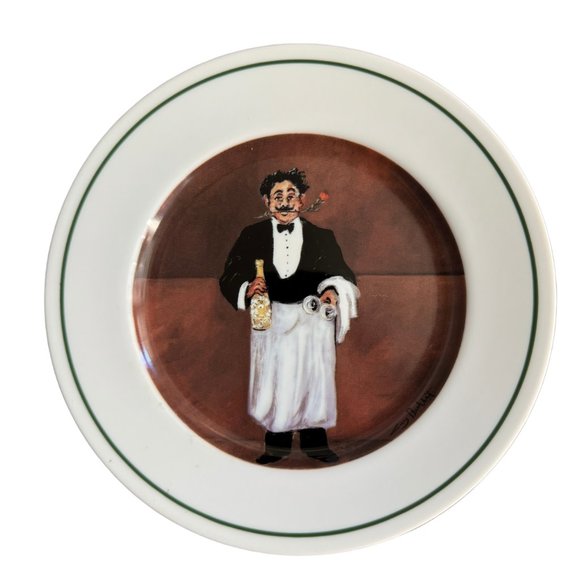 Vintage Williams-Sonoma ‘Sommelier’ Set of 6 - 8” plates Designed by Guy Buffet - Picture 3 of 9